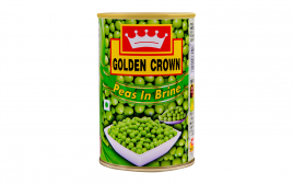 Golden Crown Peas In Brine   Tin  400 grams